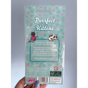 Purrfect Kittens Sparkly Stickers - Kawaii Toys